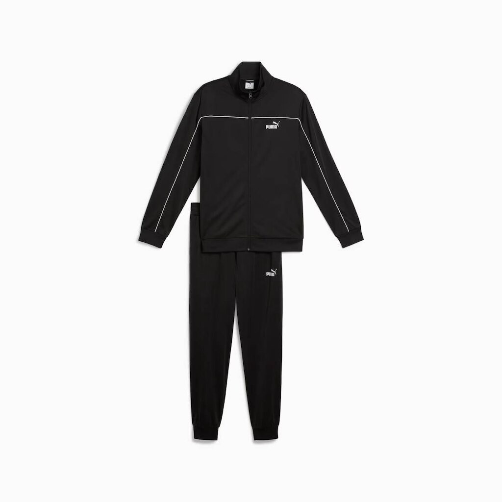 AGASALHO PUMA POLY PIPING SUIT MASCULINO PRETO M