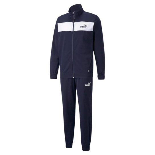 Agasalho Puma Tracksuit Masculino - Marinho e Branco - Marinho+Branco Menor preço em Agasalho Puma Tracksuit Masculino - Marinho e Branco - Marinho+Branco