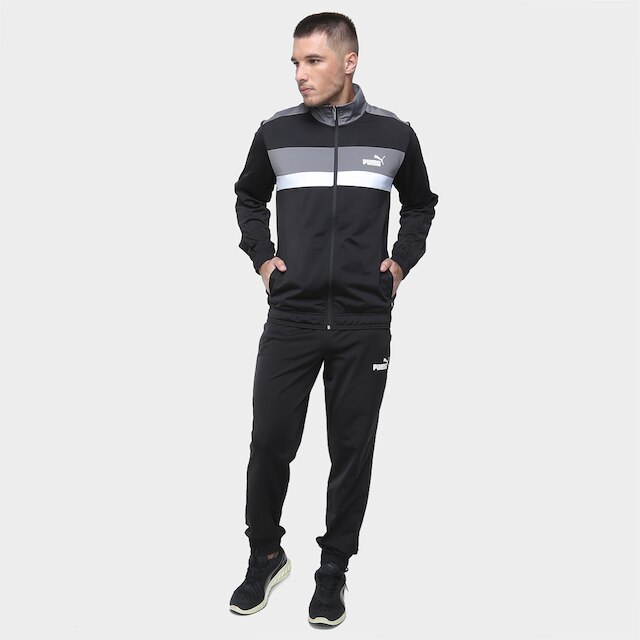 Agasalho Puma Tracksuit Masculino - Preto é boa?