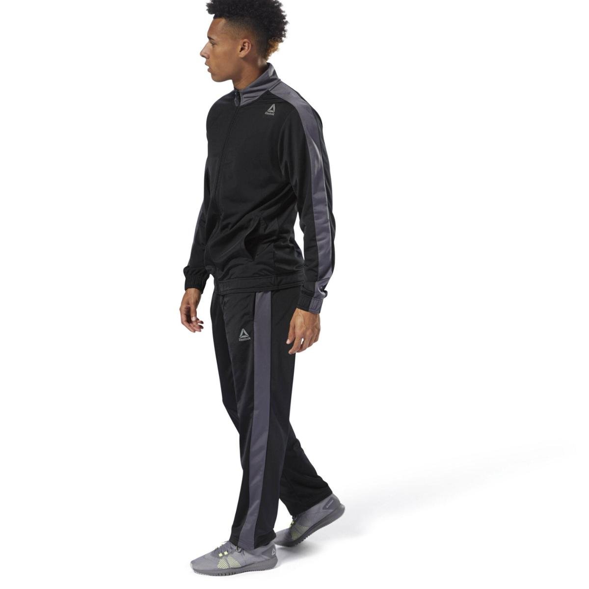 Agasalho Track Suit Reebok Preto Netshoes