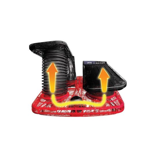 Air Climber Power System Polishop - Preto+Vermelho