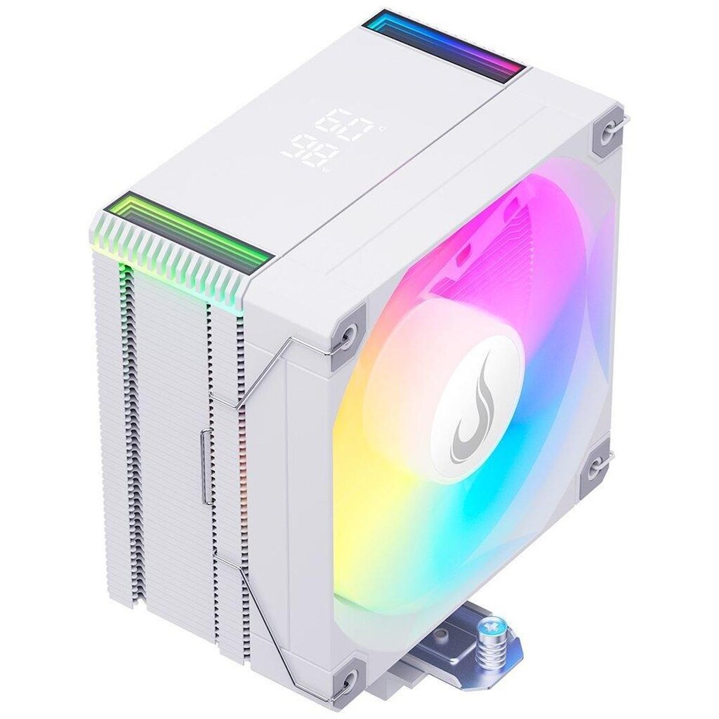 Air Cooler Gamer Rise Mode Temp 6 , ARGB, AMD e Intel, 120mm, - RM-ACT6-ARGB-W