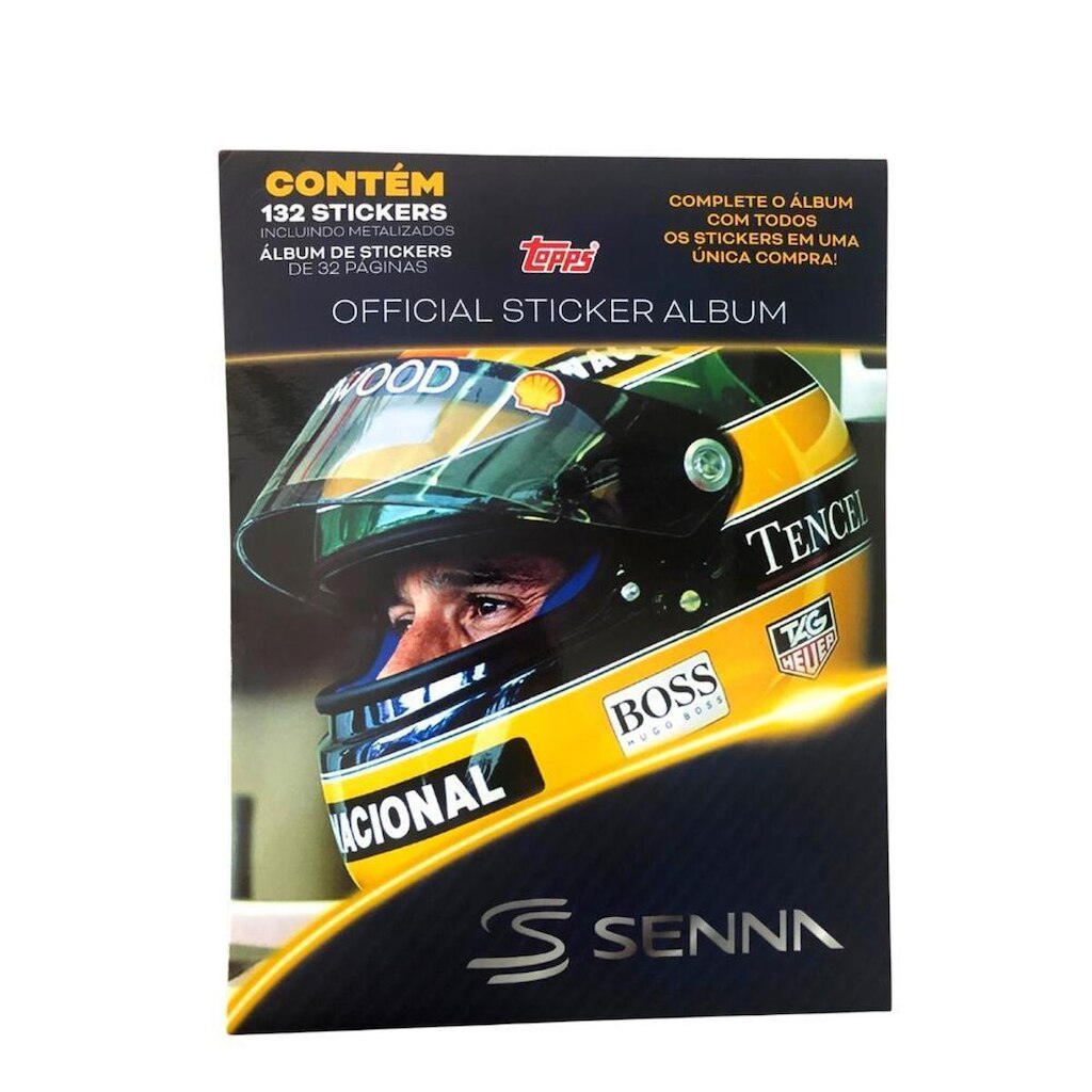Álbum De Figurinhas Senna - Amarelo - U