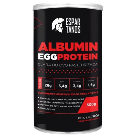 Albumina Egg Protein Clara de Ovo Pasteurizada 500g Espartanos é ruim? Albumina Egg Protein Clara de Ovo Pasteurizada 500g Espartanos é boa?