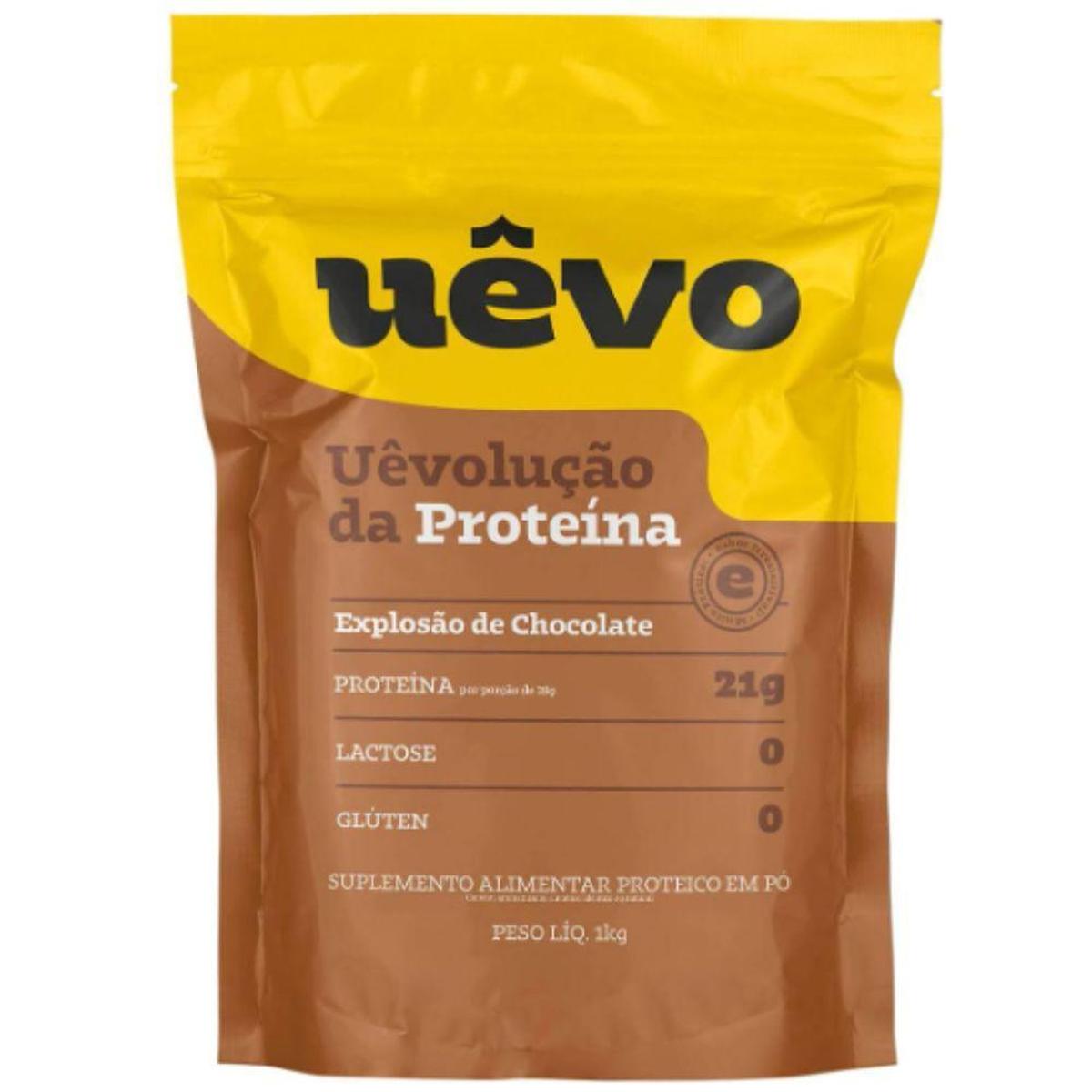 Albumina Proteina Ovo Chocolate 1kg - Uevo