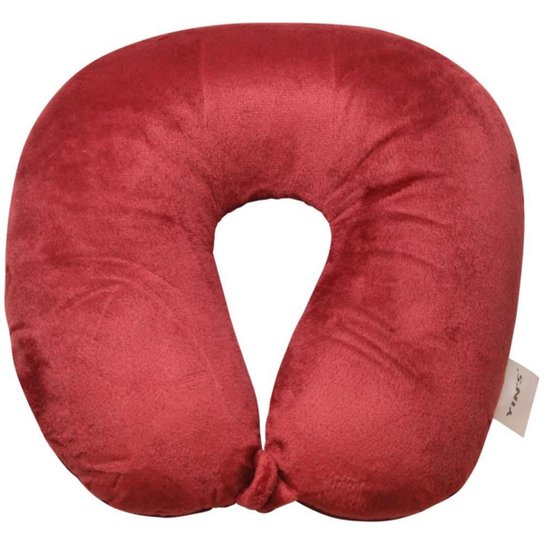 Almofada de Pescoço Anatômica e Aconchegante para Viagem em Micro Pérola - Yin's - Vermelho Menor preço em Almofada de Pescoço Anatômica e Aconchegante para Viagem em Micro Pérola - Yin's - Vermelho