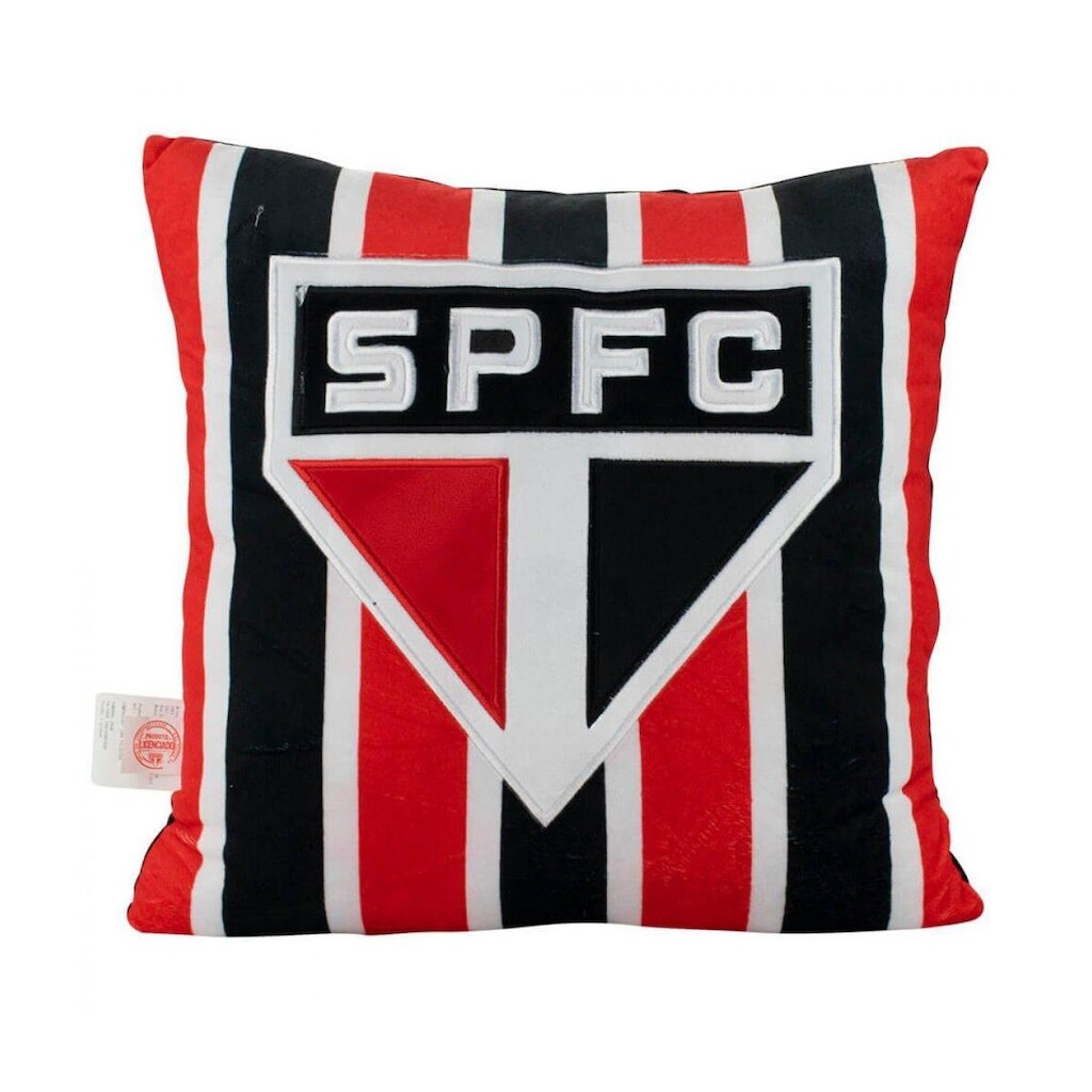 Almofada Quadrada Escudo Time 36x36cm - São Paulo
