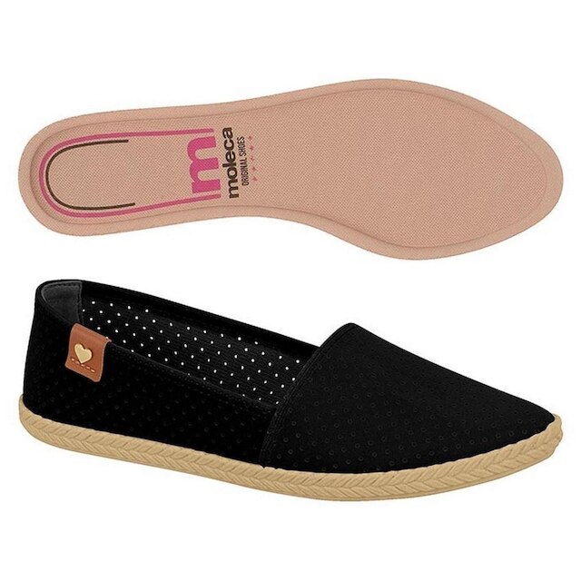 Alpargata Feminina Moleca 5287.210 Nobuck