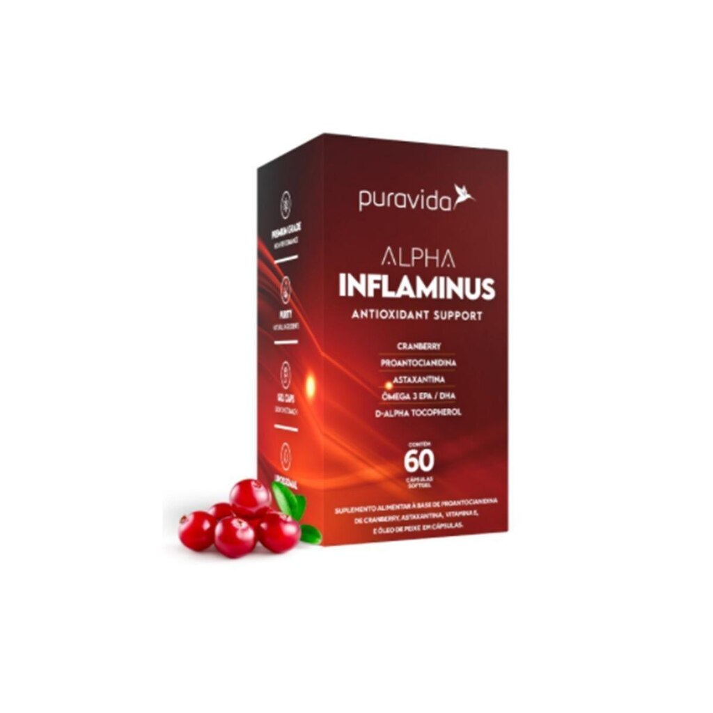 Alpha Inflaminus Antioxidante, 60 capsulas, Puravida