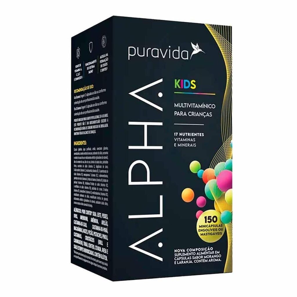 Alpha Kids 150 Mini Caps Puravida