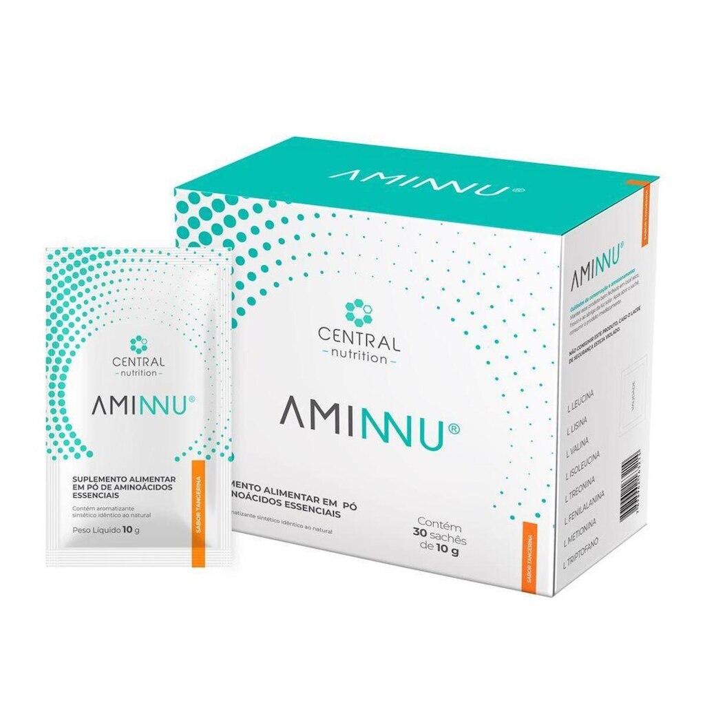 Aminnu EAAs 10g 30 Sachês Central Nutrition