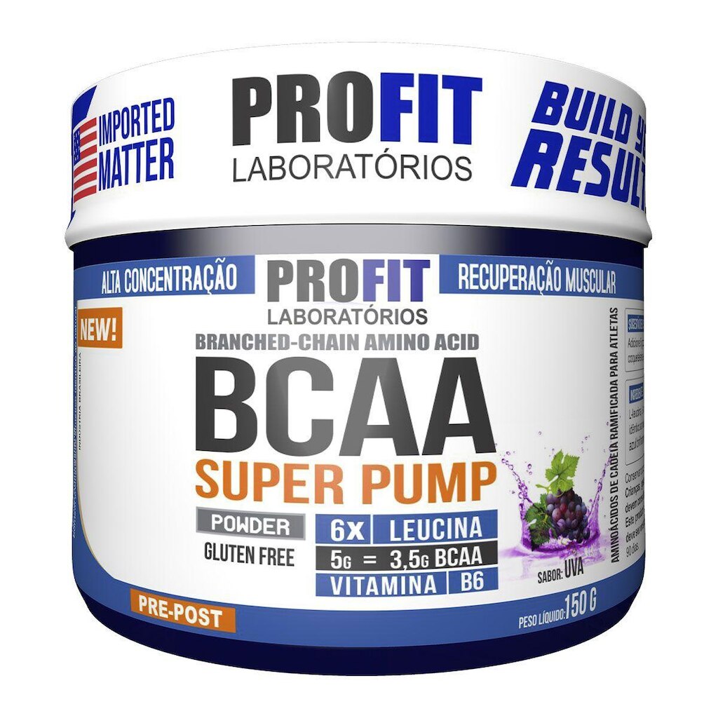 Aminoácido Bcaa Powder Super Pump - Profit - 150G