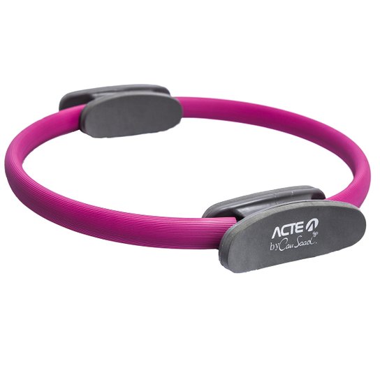 Anel de Pilates Acte Sports By Cau Saad - Pink+Cinza