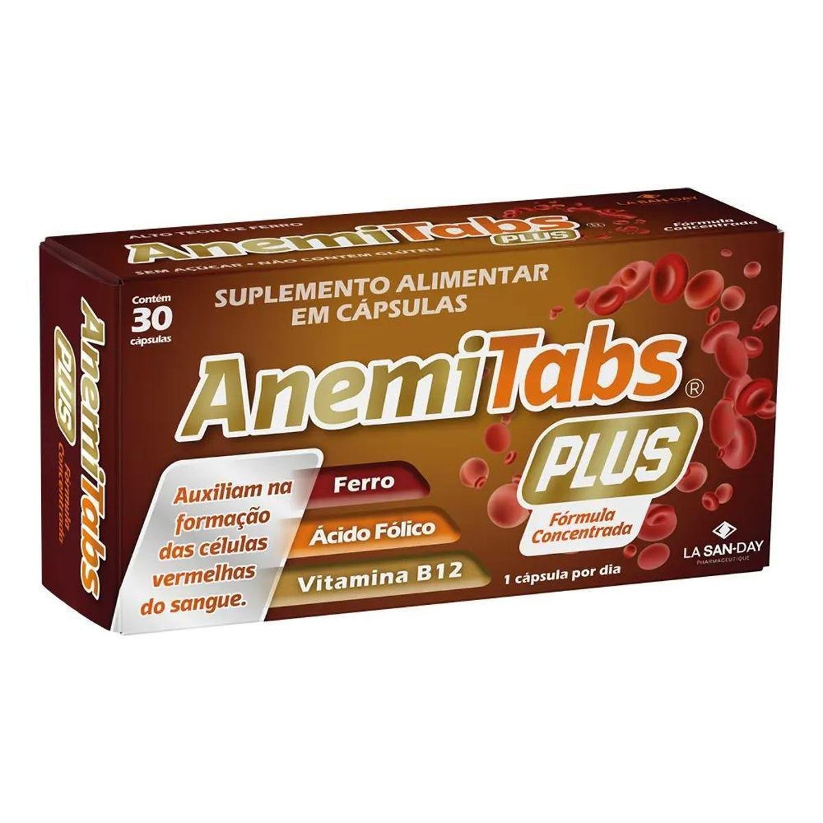 Anemitabs Plus 30 Cápsulas La San Day