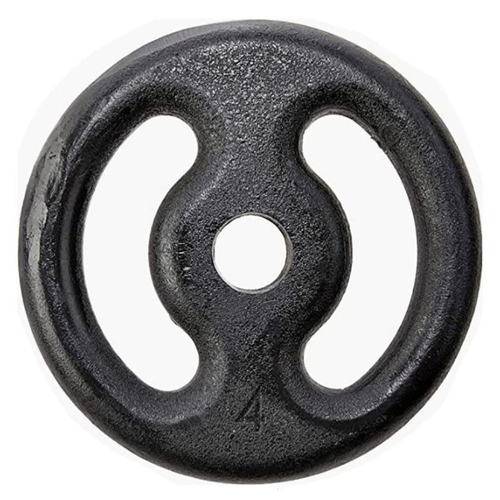 Anilha 4KG Pintada IBJ - Peso Musculação 4Kg