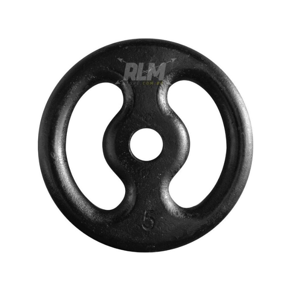 Anilha de Ferro Fundido Pintada - 5 Kg