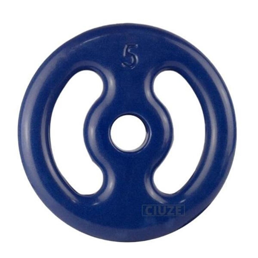 Anilha Emborrachada -Azul - 5 Kg