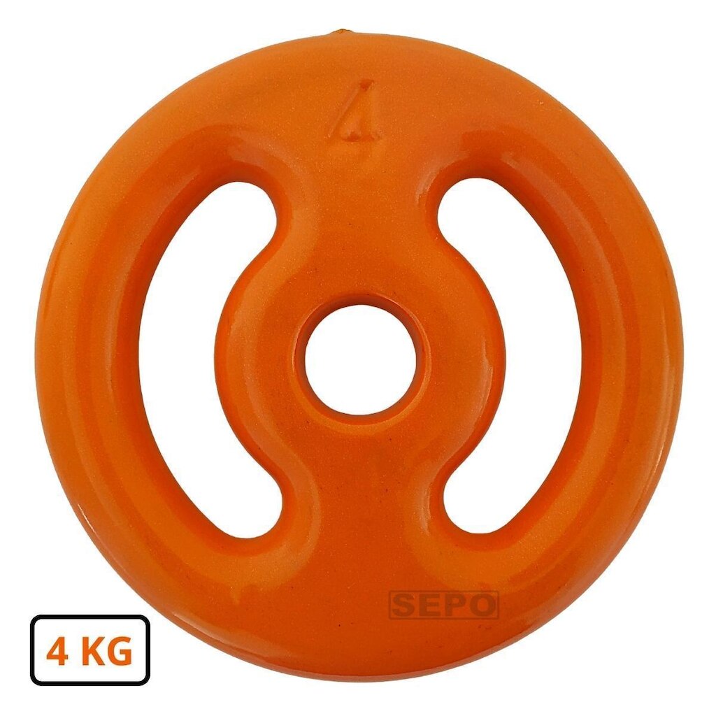 Anilha Emborrachada -Laranja - 4 Kg