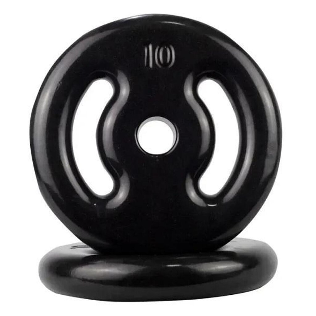Anilha Emborrachada PRETA - (2x10kg)