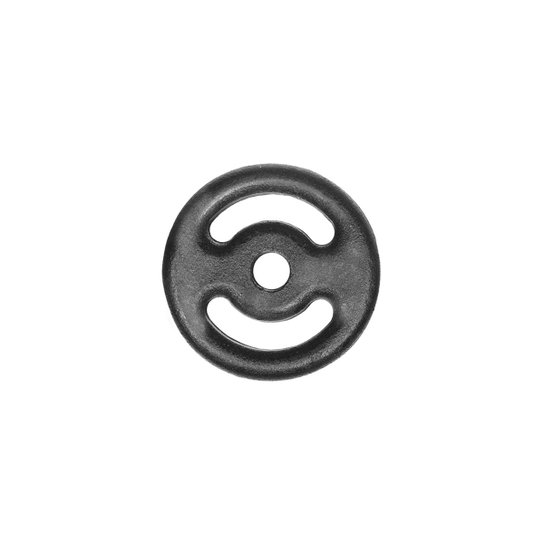 Anilha Vazada Pintada 5 Kg - Preto Menor preço em Anilha Vazada Pintada 5 Kg - Preto