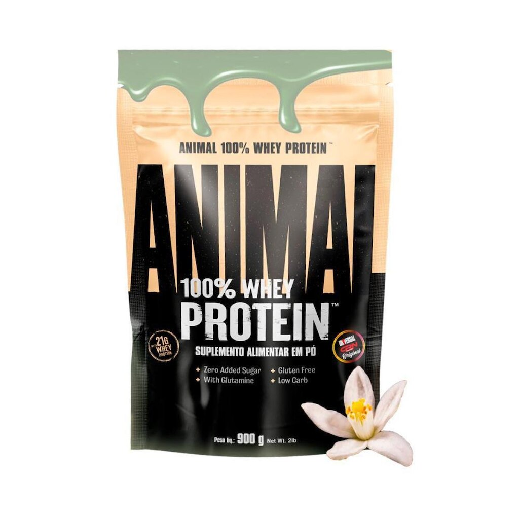 Animal 100% Whey Protein Refil 900g Universal
