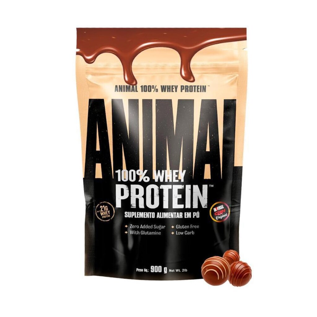 Animal 100% Whey Protein Refil 900g Universal