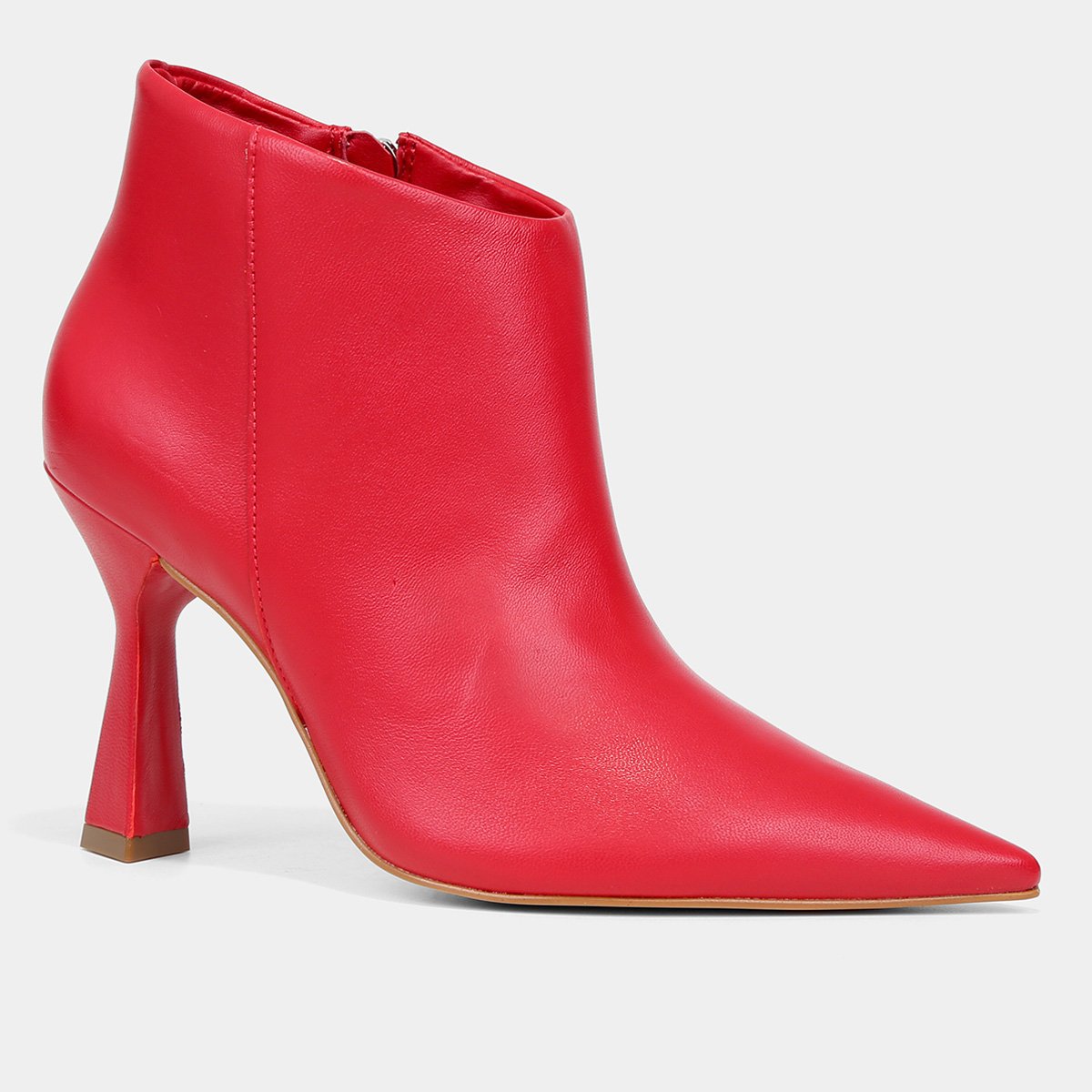Ankle Boot Couro Carrano Salto Taça Alto Feminina - 2