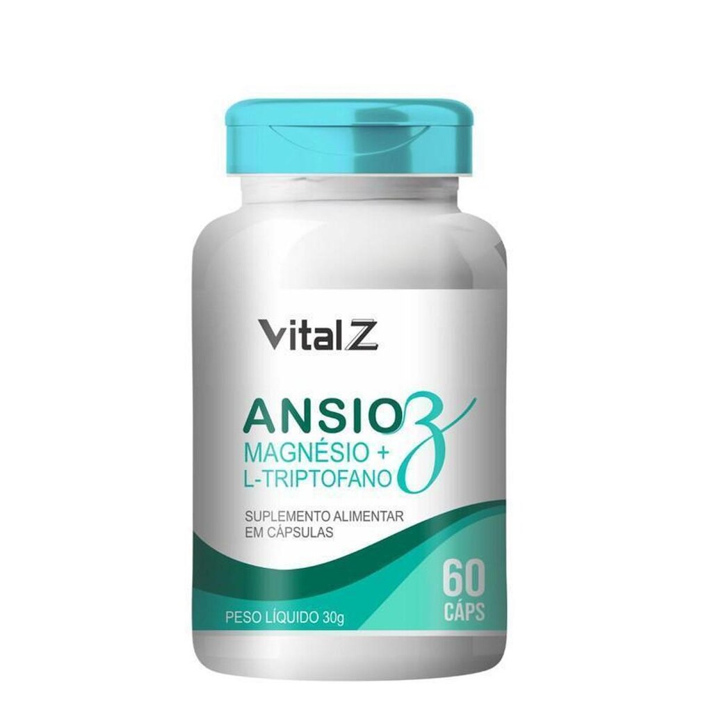 ANSIO Z - Triptofano + Magnésio - 60 Cápsulas