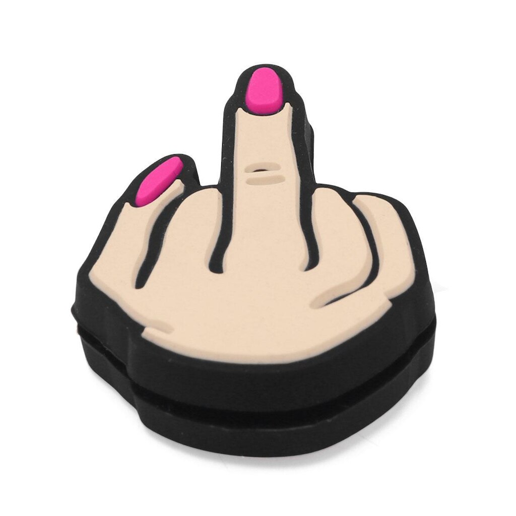 Antivibrador Dedo Meio Educado Rosa