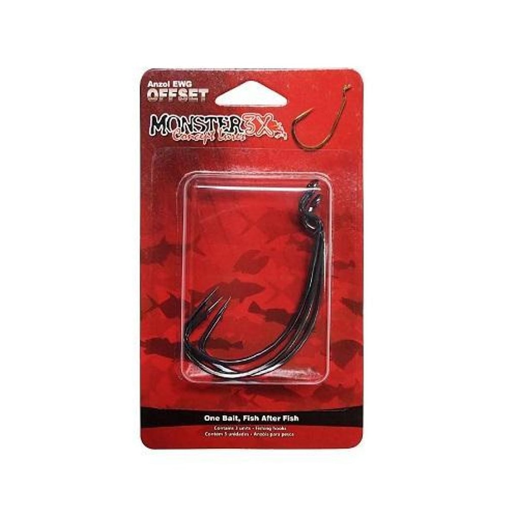 ANZOL EWG OFFSET MONSTER 3X- 6/0
