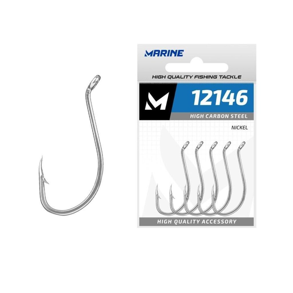 ANZOL MARINE 12146 NICKEL COM 50 UNIDADES