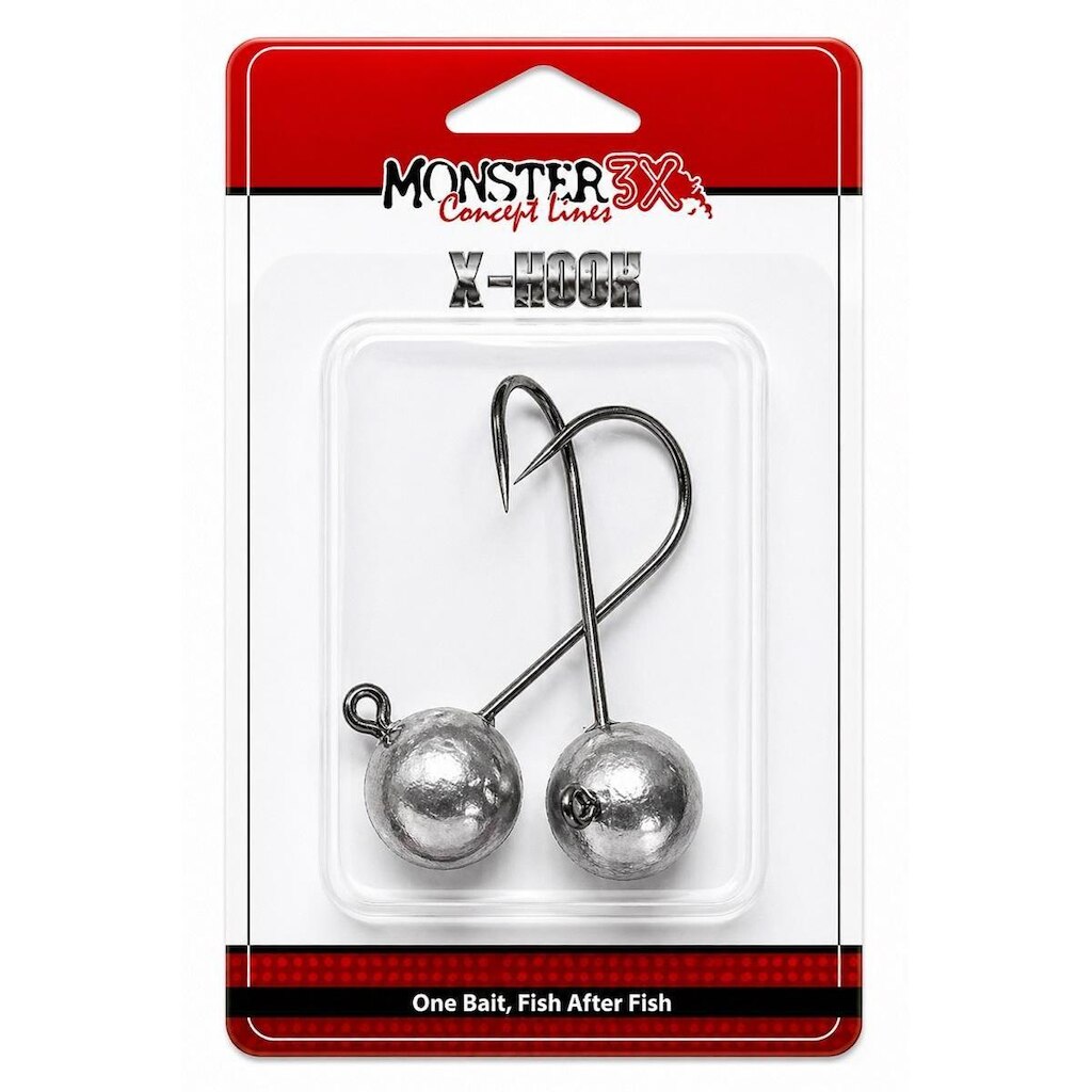 ANZOL MONSTER 3X JIG HEAD SUPER BALL 2/0