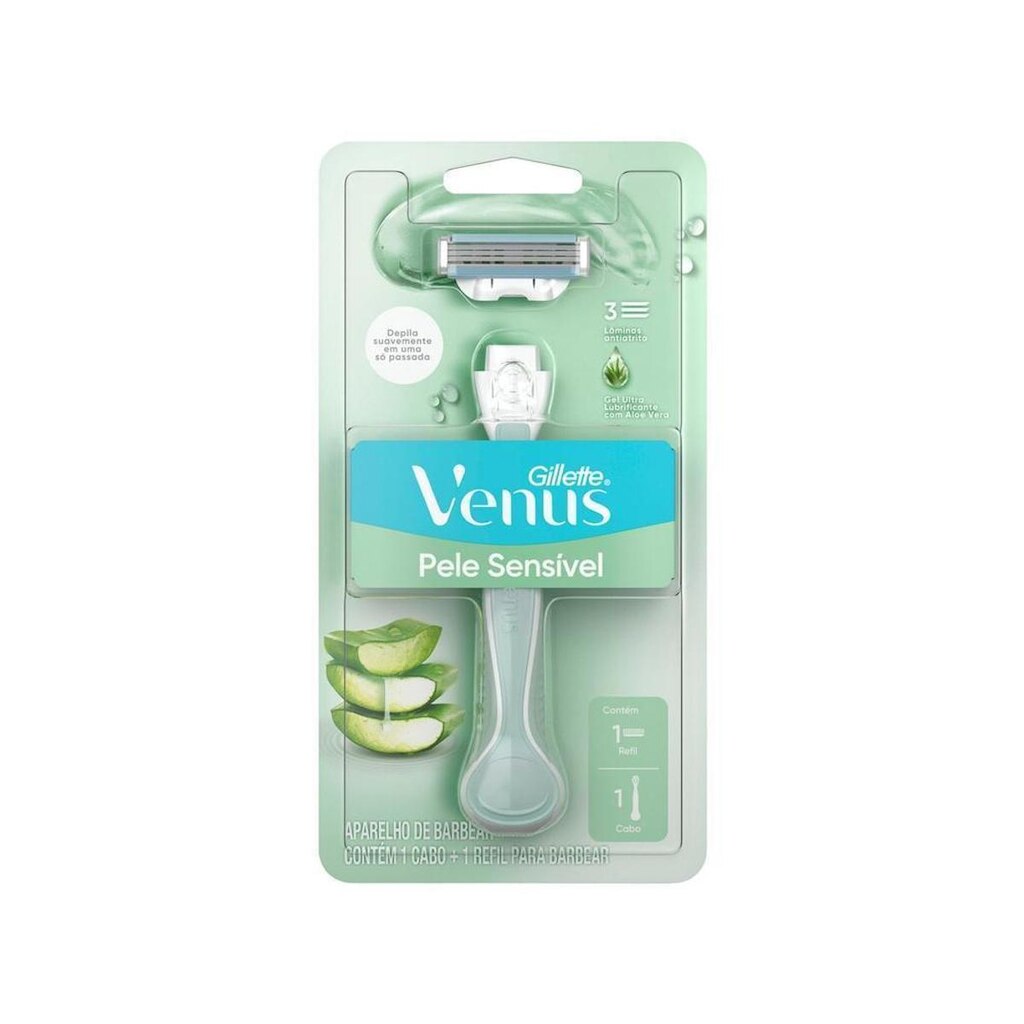Aparelho de Depilação Gillette Venus Pele Sensível