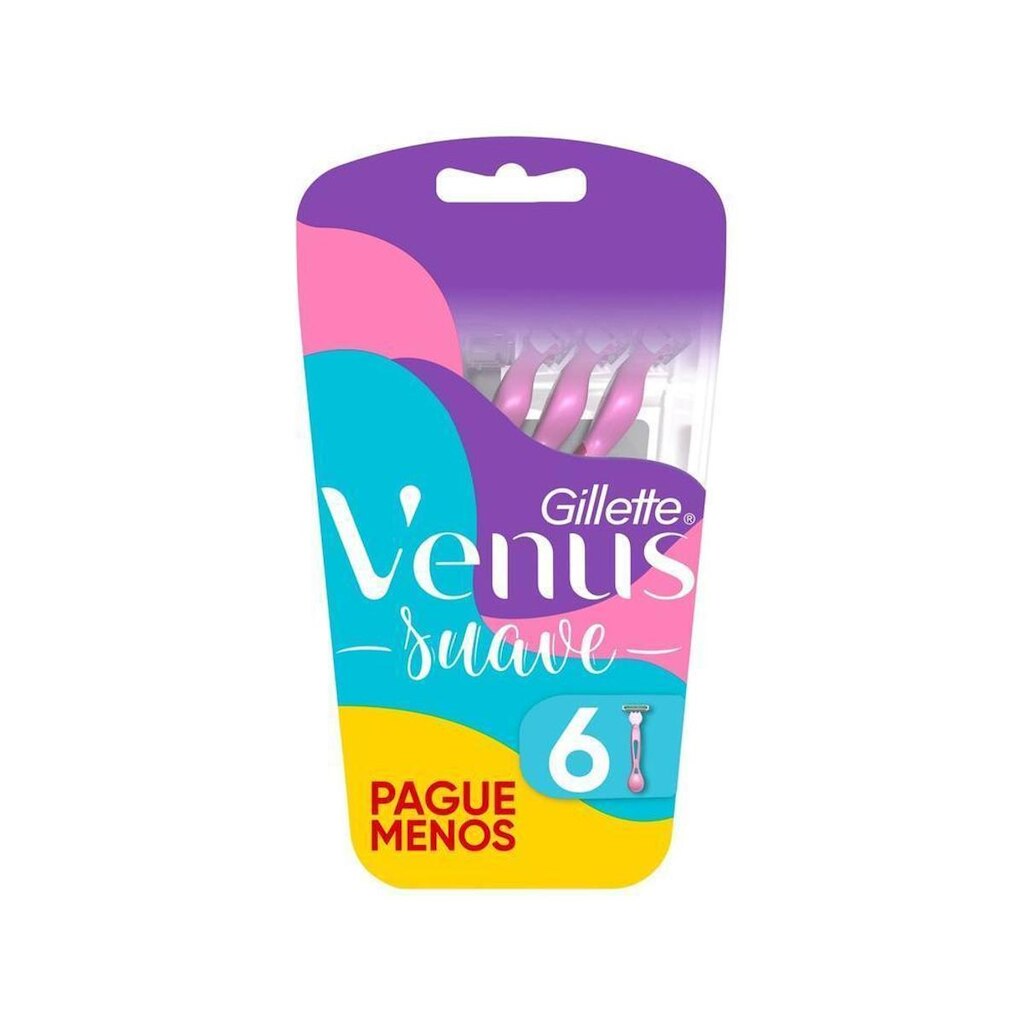 Aparelho de Depilação Gillette Venus Suave 6 Unidades