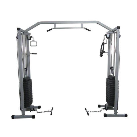 Aparelho de Ginástica Crossover Pelegrin PEL-FIT32 150 kg - Cinza Menor preço em Aparelho de Ginástica Crossover Pelegrin PEL-FIT32 150 kg - Cinza