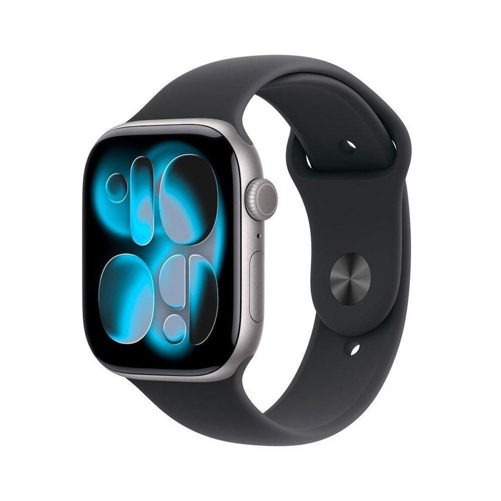 Apple Watch Series 11 GPS + Cellular, Caixa Cinza-espacial de Alumínio de 46 mm, Tamanho M/G