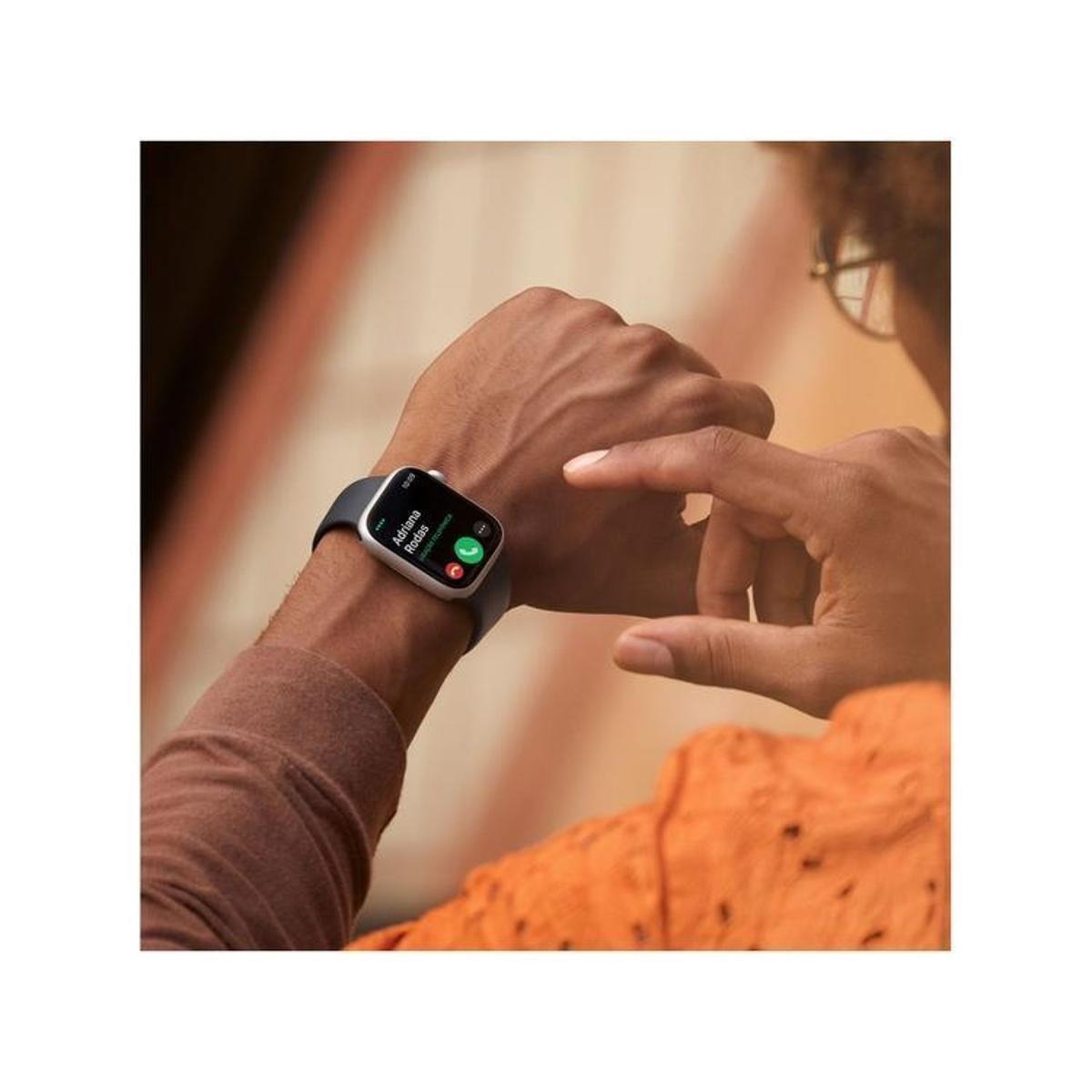 Apple Watch Series 8 45mm GPS + Cellular Caixa Prateada Aço