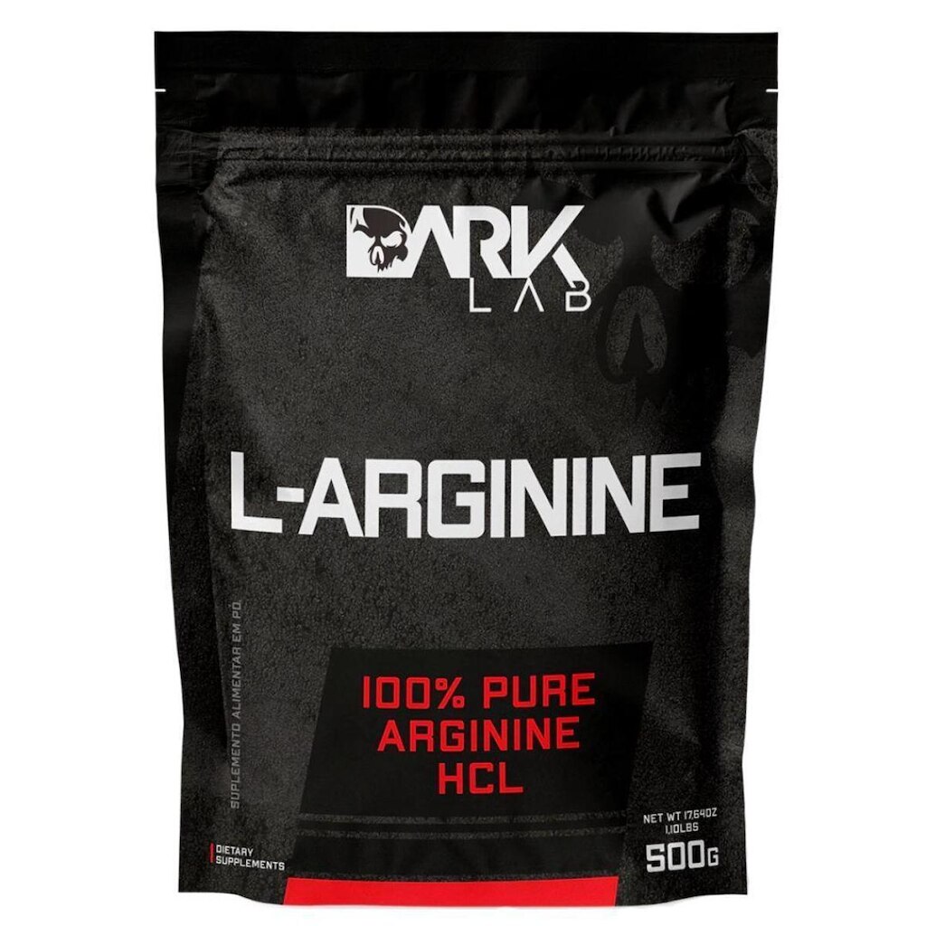 Arginina - 100% Puro Importado Refil 500g Dark Lab