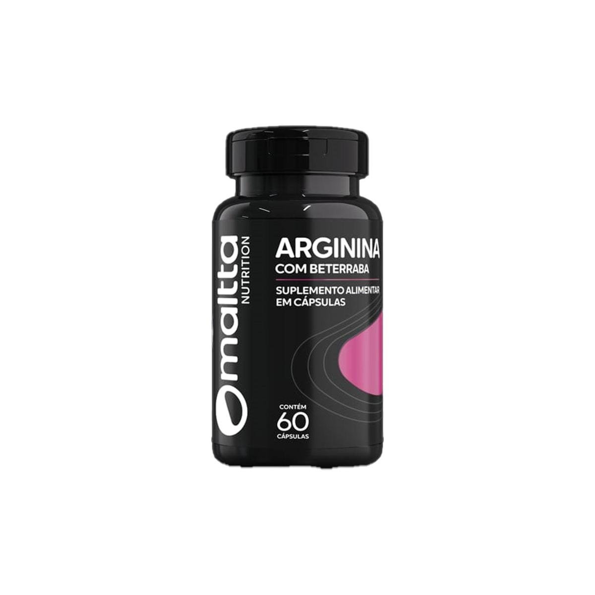 Arginina com Beterraba 60 cápsulas Maltta Nutrition