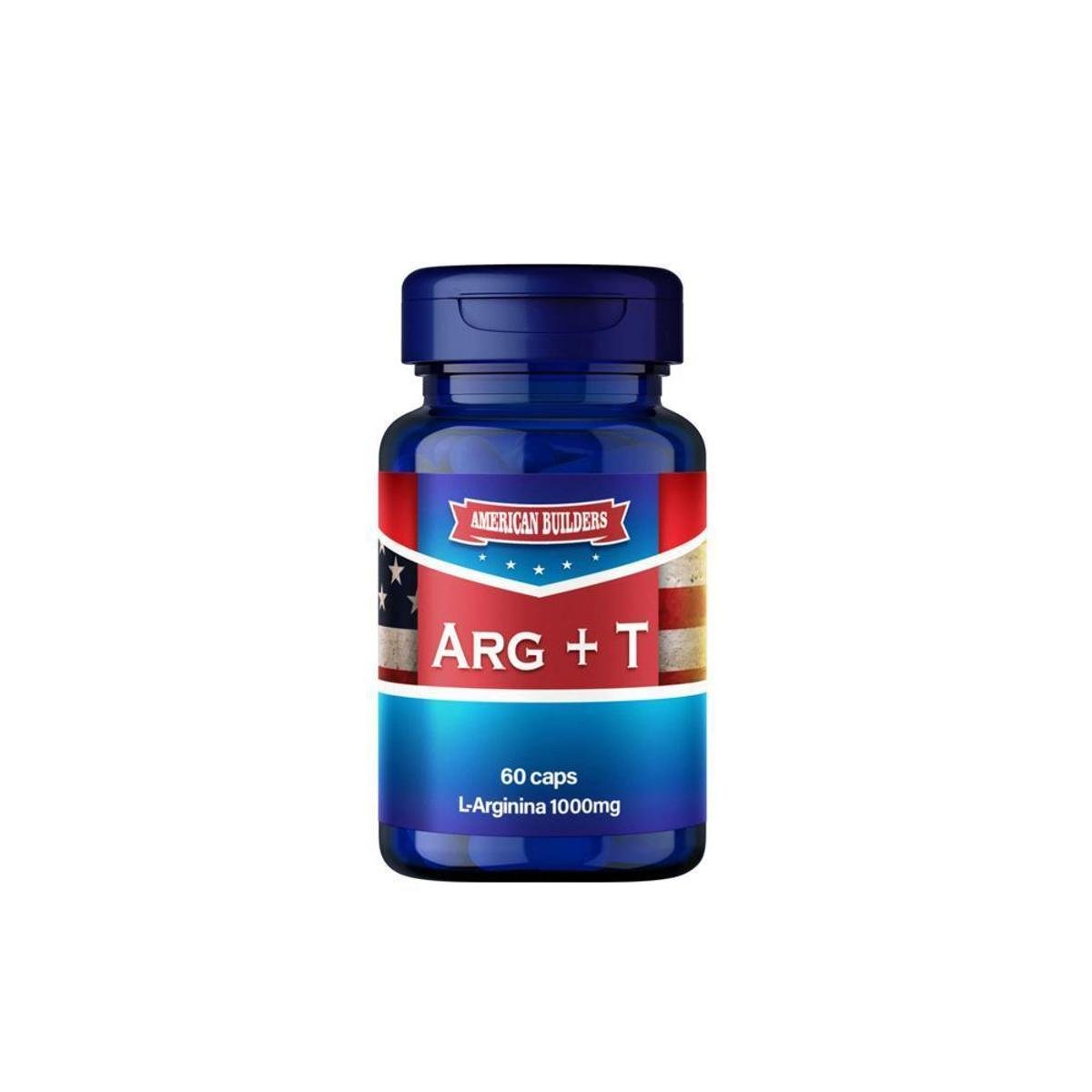 Arginina + T 1000mg 60 Caps - American Builders
