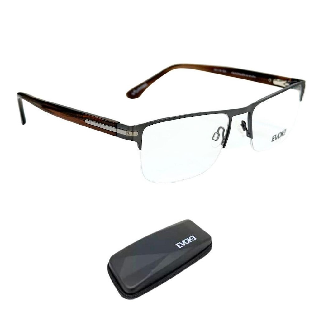 Armação de Grau Evoke For You DX183 02B Fio Nylon Brown