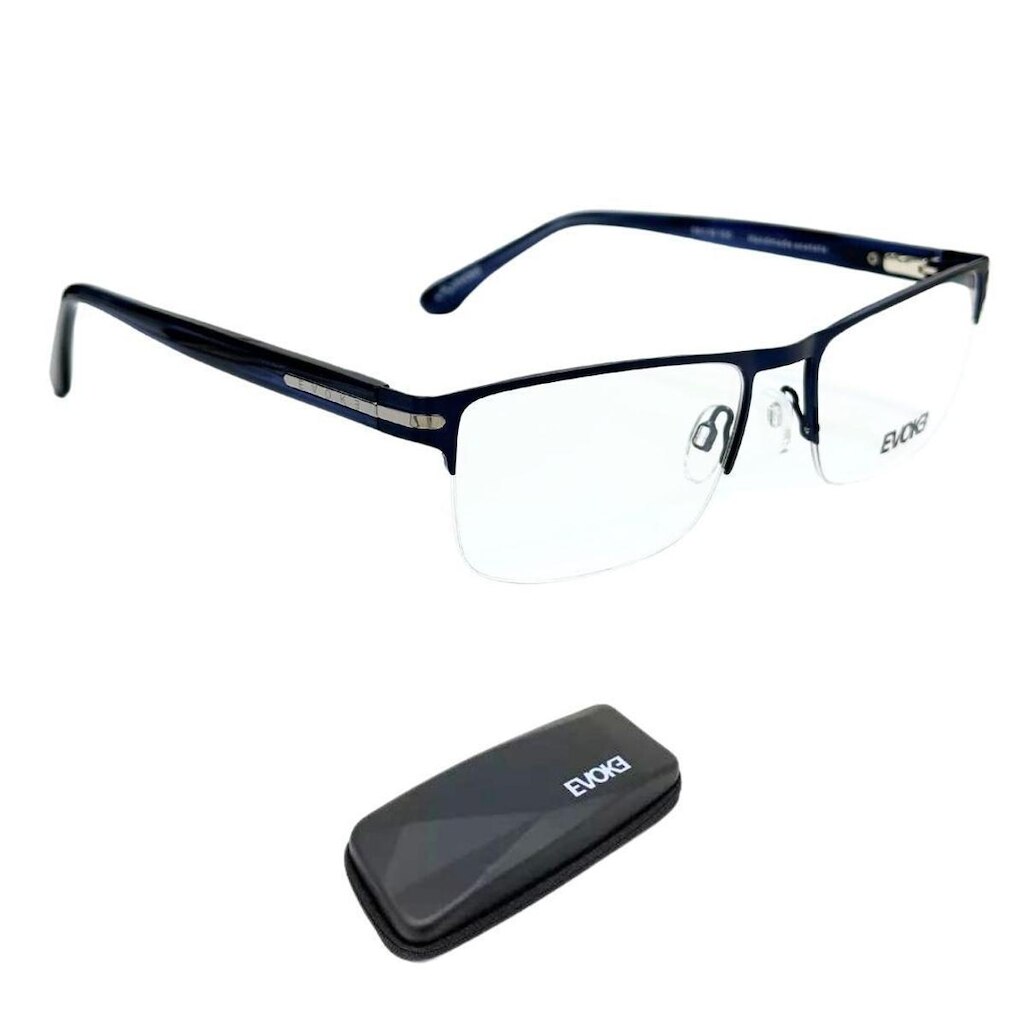 Armação de Grau Evoke For You DX183 06B Fio Nylon Blue