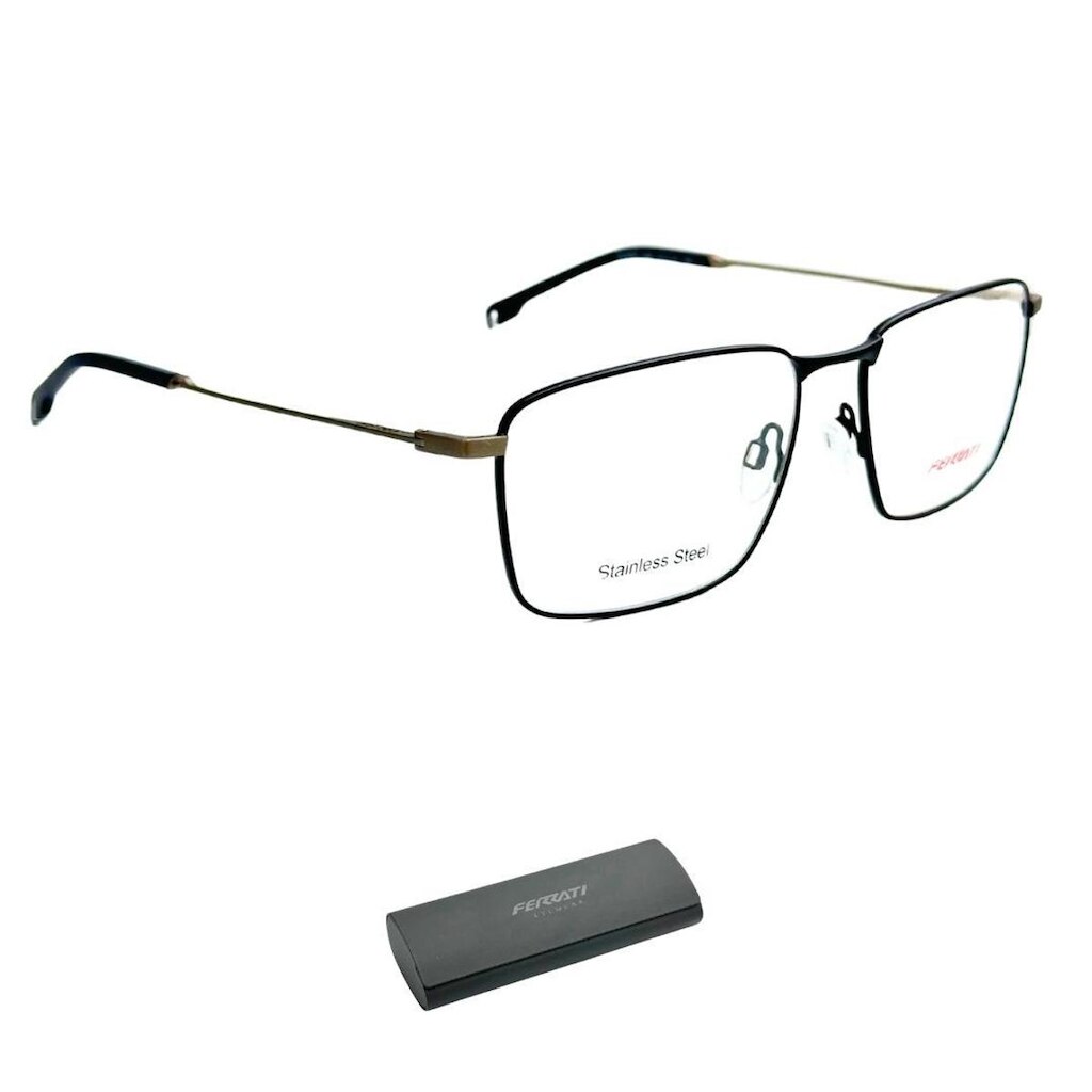 Armação de Grau Ferrati FE1075T 06A Black Titanium