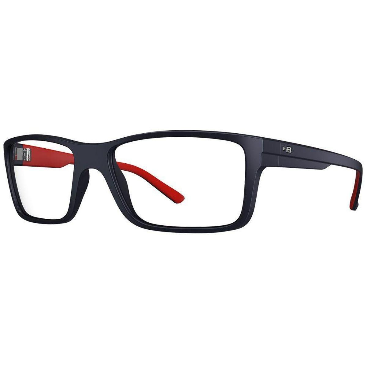 Menor preço em Armação de Óculos HB 93024 - 53 Azul e Vermelho