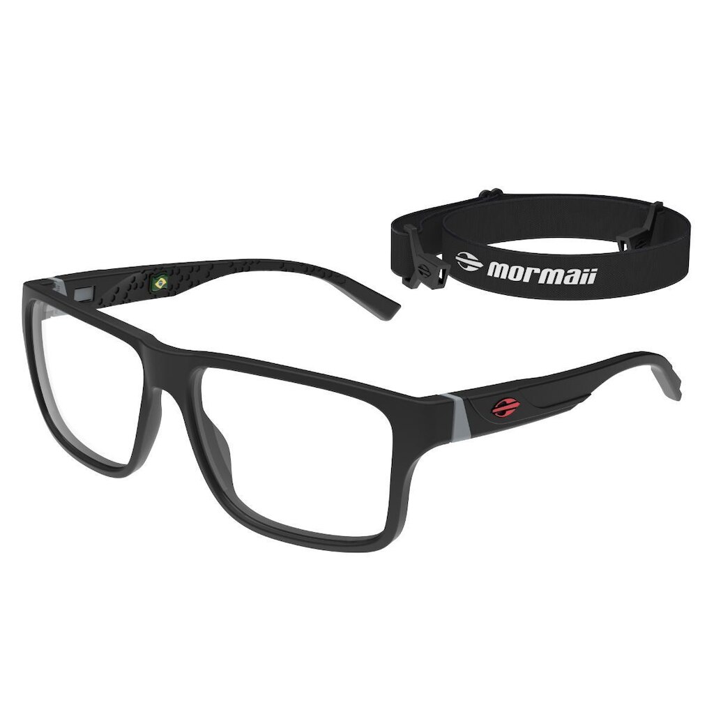 Armação De Óculos Mormaii Ancara 2 M6142a8558 Preto Fosco