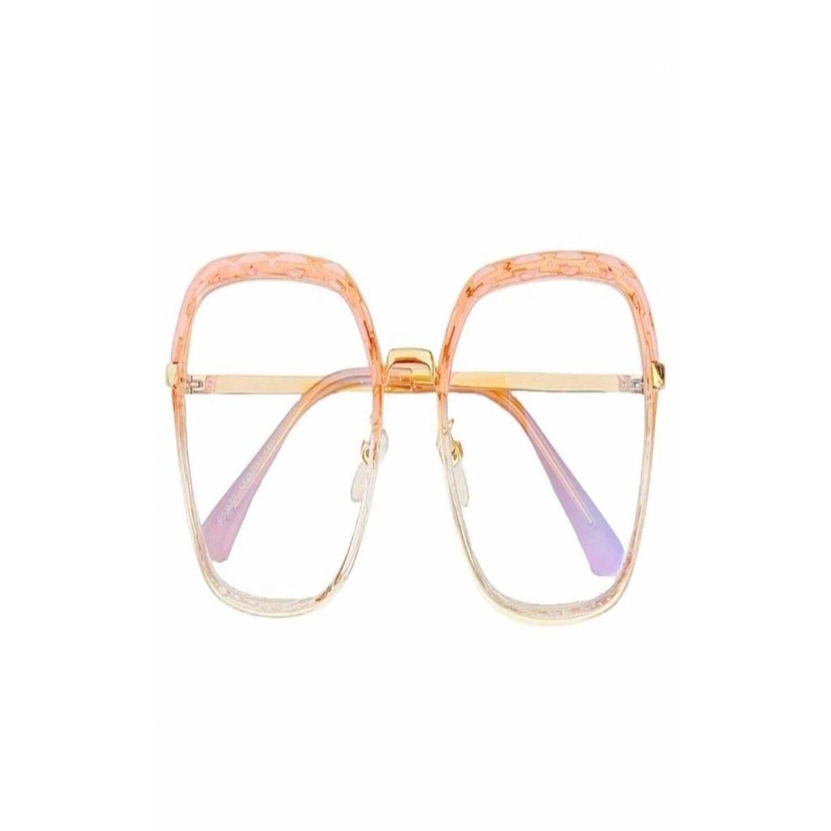 Armação De Óculos Para Grau Feminina Quadrada Babalu Dourada é ruim? Armação De Óculos Para Grau Feminina Quadrada Babalu Dourada é boa?