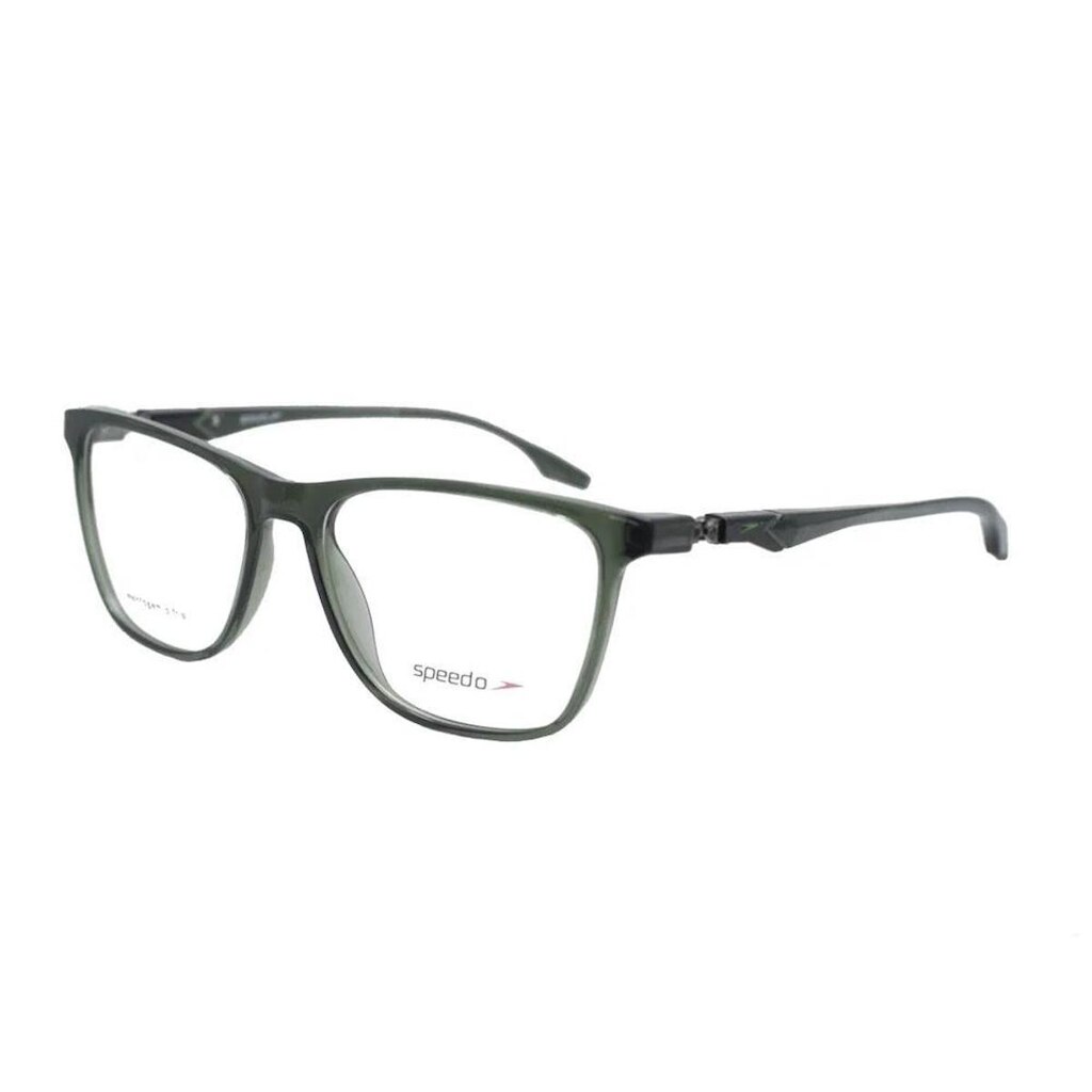 Armação De Óculos Speedo Haste 360 Sp4097 E01 Verde Translúcido
