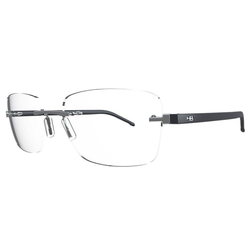 Armação HB Duotech 0402 Matte Grey Graphite - Cinza 55