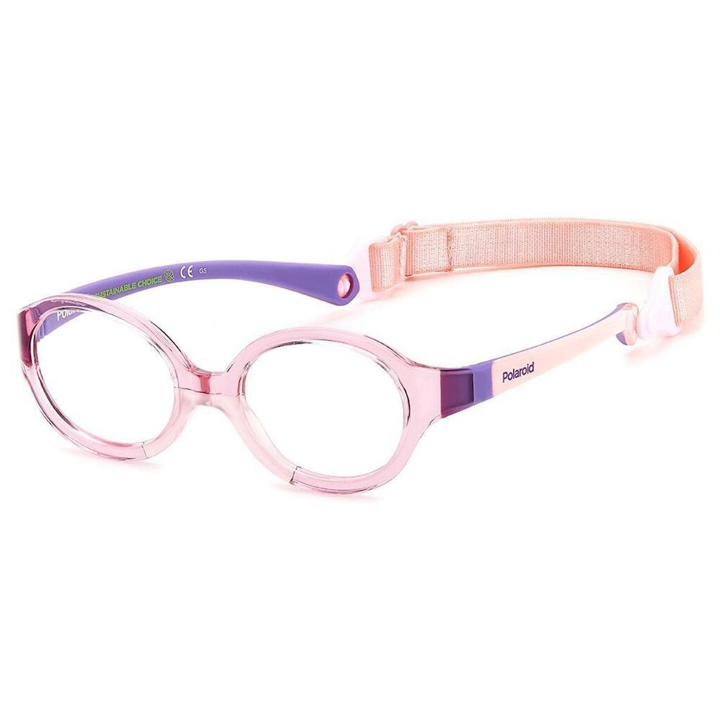 Armação Infantil Polaroid PLD K001 S1V - Rosa 36