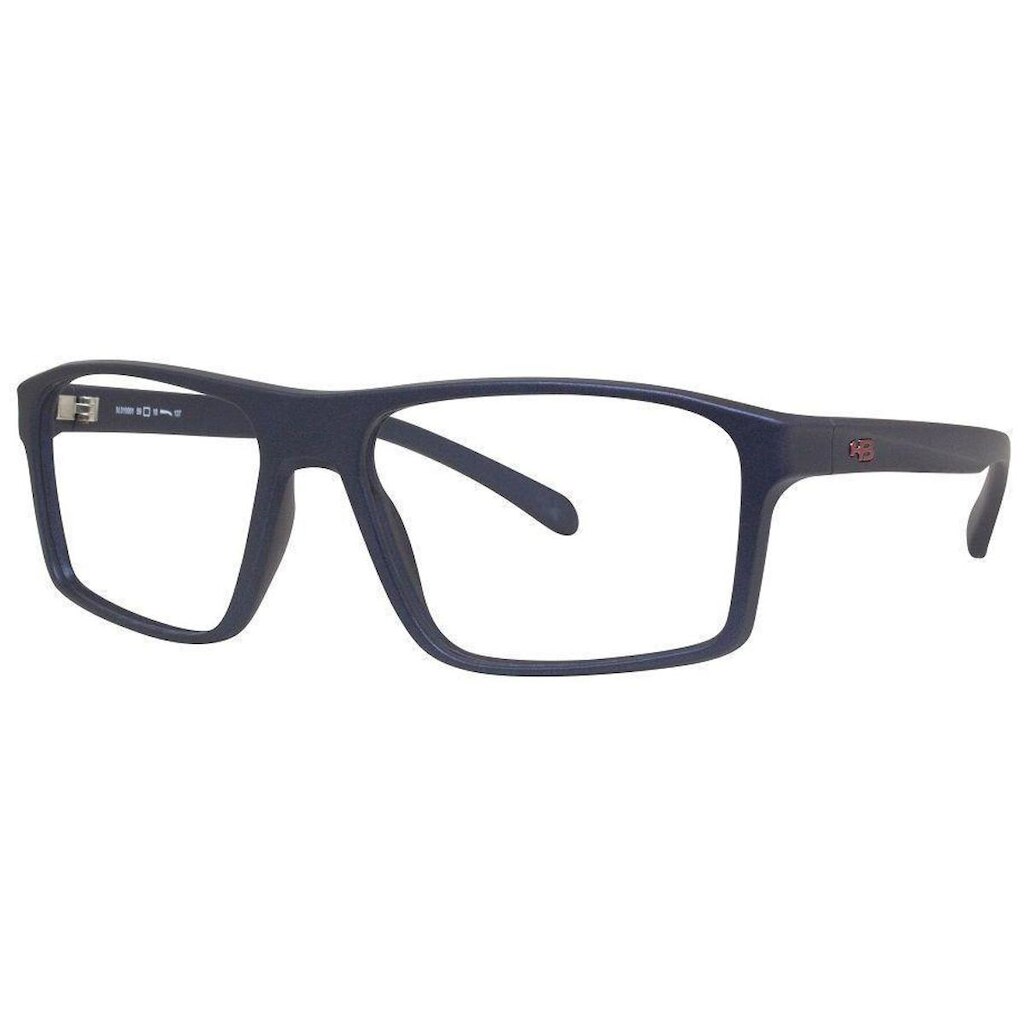 Armação Óculos Hb Polytech 0001 10100010312010 Matte Navy